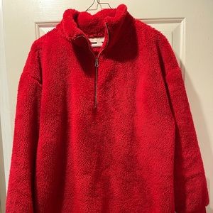 Loft Fleece quarter slip jacket/top